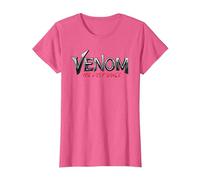 Marvel Venom: The Last Dance Official Movie Logo Maglietta, Donna, Rosa mélange, 3XL