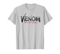 Marvel Venom: The Last Dance Official Movie Logo Maglietta, Uomo, Argento, S