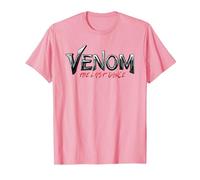 Marvel Venom: The Last Dance Official Movie Logo Maglietta, Uomo, Rosa, L