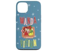 Marvel WandaVision Wanda & Vision Retro TV Artwork Custodia per iPhone 13