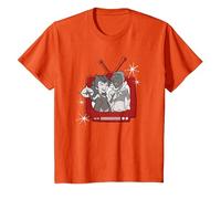 Marvel WandaVision Wanda & Vision Retro TV Maglietta, Bambini, Arancio, 12 Anni