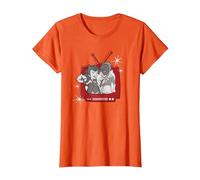 Marvel WandaVision Wanda & Vision Retro TV Maglietta, Donna, Arancio, S
