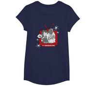 Marvel WandaVision Wanda & Vision Retro TV Maglietta, Ragazze, Navy, L