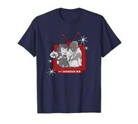 Marvel WandaVision Wanda & Vision Retro TV Maglietta, Uomo, Navy, S