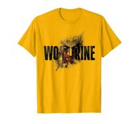 Marvel Wolverine Game Break-Through Portrait Video Game Logo Maglietta