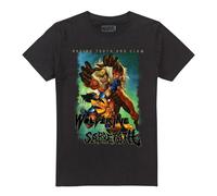 Marvel Wolverine Versus Sabretooth Heavy Metal Maglietta Adulto Unisex (TV29257)