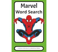 Marvel Word Search Book: Easy to Read Print with Puzzles about all things Marvel and more. 110 pages, 6X9 inches, 50+ Puzzles
