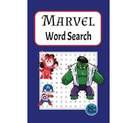 Marvel Word Search Puzzle Book: Fun and Easy-to-Read Marvel-Themed Word Search Book | Superheroes, Villains, and More | 6x9 Inch Format, 110 Pages | ... Holidays, Travel, and Downtime Entertainment