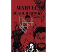 MARVEL WORD SEARCH PUZZLE BOOK: word search with easy-to-read print about MARVEL, MARVEL FANS, SUPERPOWER LOVERS and more| 6*9 inches, 110 pages| 50+ ... gift for vacations, holidays and free time