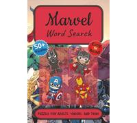 Marvel Word Search Puzzle Book: Word Searches with Easy to Read Print about Marvel, Marvel Characters, Superheros, and More | 6x9 inches, 110 pages | ... Vacations, Holidays and in your Spare Time