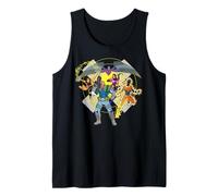 Marvel X-Men '97 Psylocke Archangel Sunspot Jubilee Cable Canotta