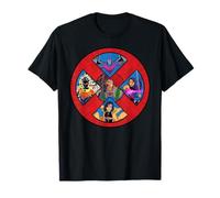 Marvel X-Men '97 Psylocke Cable Archangel Sunspot Jubilee Maglietta