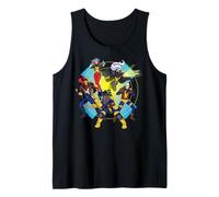 Marvel X-Men '97 Ready To Fight Wolverine Jean Grey Cyclops Canotta