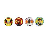 Marvel X-Men '97 - Set di 4 spille da bavero, osfa, Poliestere, Nessuna pietra preziosa
