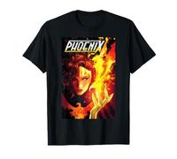 Marvel X-Men Jean Grey Phoenix Force Portrait Comic Cover Maglietta