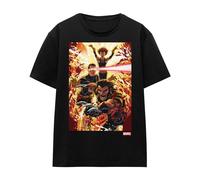 Marvel X-Men Maglietta Wolverine Ciclope Jean Grey Adulto Unisex (TV17088)