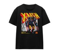 Marvel X-Men Maglietta Wolverine Infografica Adulto Unisex (TV17038)