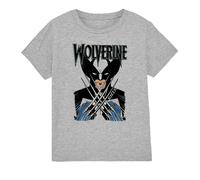 Marvel X-Men Maglietta Wolverine Scatto d'Azione Bambini (TV3938)