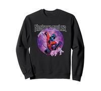 Marvel X-Men Nightcrawler Leaping Into Action Logo Felpa