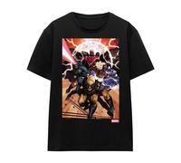 Marvel X-Men Team Attack Maglietta Adulto Unisex (TV17158)