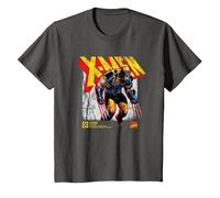 Marvel X-Men Wolverine Info Maglietta, Bambini, Asfalto, 2 Anni