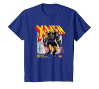 Marvel X-Men Wolverine Info Maglietta, Bambini, Blu Reale, 8 Anni