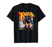 Marvel X-Men Wolverine Info Maglietta, Uomo, Nero, XL