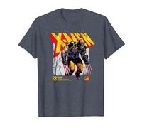 Marvel X-Men Wolverine Info Maglietta, Uomo, Pervinca, 6XL