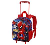 Marvel Zaino 3D con Ruote Piccolo 26 x 34 cm, Capacità 12.5 L, Rosso Mighty
