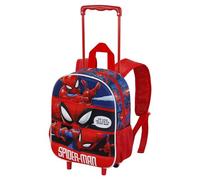 Marvel Zaino 3D con Ruote Piccolo 26 x 34 cm, Capacità 12.5 L, Rosso Stronger