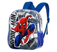 Marvel Zaino 3D Piccolo 26 x 31 cm, Capacità 8.5 L, Grigio Jumping