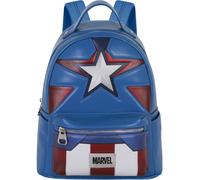 marvel Zaino 'Captain America Courage-Heady' blu reale / borgogna / bianco Bambini marvel One Size