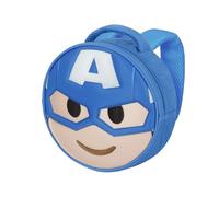 Marvel Zaino Emoji, 22 x 22 cm, Capacità 4 L, Captain America