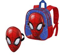Marvel Zaino Maschera, 24 x 27 cm, Capacità 6 L, Rosso Spiderman