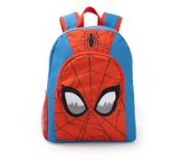 Marvel Zaino Spider-Man per ragazzi, rosso e blu | Zaino scolastico con cerniera e spallacci imbottiti | Grafica con ragnatela e maschera | Tasca frontale con cerniera e tasche laterali in rete