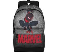 marvel Zaino 'Spiderman Spin-Fan Hs 2.2 ' grigio / rosso scuro / nero / bianco Bambini marvel One Size