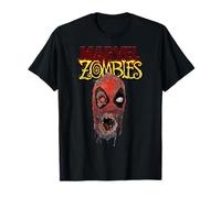 Marvel Zombies Deadpool Zombie Head Maglietta