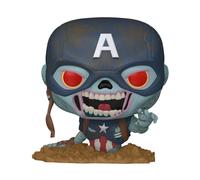 Marvel Zombies Pop Marvel Vinile Figura Captain America 9 Cm Funko