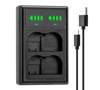 Marveleese EN-EL15 EN-EL15a EN-EL15b EN-EL15c caricabatterie (1964) (ingresso USB c e micro USB)