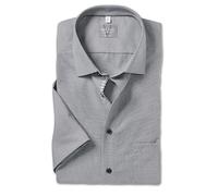 Marvelis Camicia da uomo a maniche corte, non Iron-Comfort-Fit, tinta unita, 13 New Kent, Mammut 66, 43