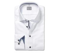 Marvelis Camicia da Uomo a Maniche Lunghe, Non Iron-Comfort-Fit, Tinta Unita, 13 New Kent, Bianco 00, 39