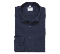Marvelis New Kent 720814, camicia da lavoro da uomo, a maniche lunghe, tinta unita, vestibilità moderna, New Kent, Marine 18., 50