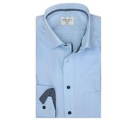 Marvelis New Kent - Camicia da uomo a maniche lunghe, stile moderno, tinta unita, Blu 11, 38