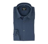 Marvelis New York Kent - Camicia da uomo a maniche corte, tinta unita, Blu marino, 47