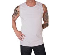 Marvelis - T-Shirt - Slim - Tinta Unita - Collo a U - Uomo Bianco XXL