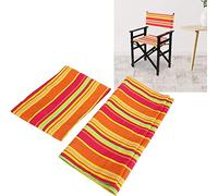 Marvellous Sostituzione Della Tela Della Sedia, 1 Set Resistente E Facile Da Pulire Per Sedie Da Regista Sostituzione Della Sedia Da Regista In Tela Forniture Per La Casa Accessori(Colorato)