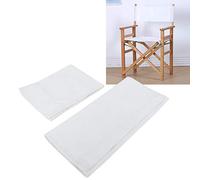 Marvellous Sostituzione Della Tela Della Sedia, 1 Set Resistente E Facile Da Pulire Per Sedie Da Regista Sostituzione Della Sedia Da Regista In Tela Forniture Per La Casa Accessori Per Mobili(Bianco)