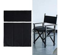 Marvellous Sostituzione Della Tela Della Sedia, 1 Set Resistente E Facile Da Pulire Per Sedie Da Regista Sostituzione Della Sedia Da Regista In Tela Forniture Per La Casa Accessori Per Mobili(Nero)