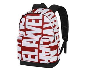 Marvelmania-Zaino ECO 2.0, Rosso, 32 x 44 cm, Capacità 22.5 L