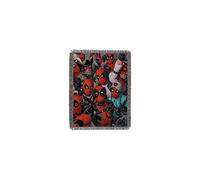 Marvels Deadpool We Are All Here Woven Tapestry Throw Blanket 48 x 60 Multi Color